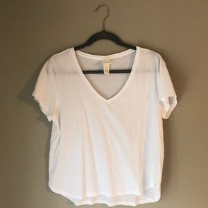 H&M V-Neck Cotton T-Shirt